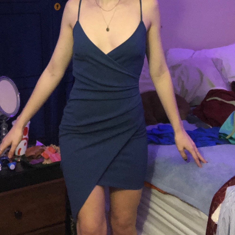 NAVY BLUE PARTY DRESS